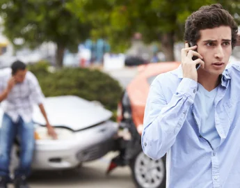 Affaire d'accident de voiture